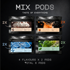 BRYTH Mix Pods with two pods in each of four flavours, offering eight pods to explore different flavours.