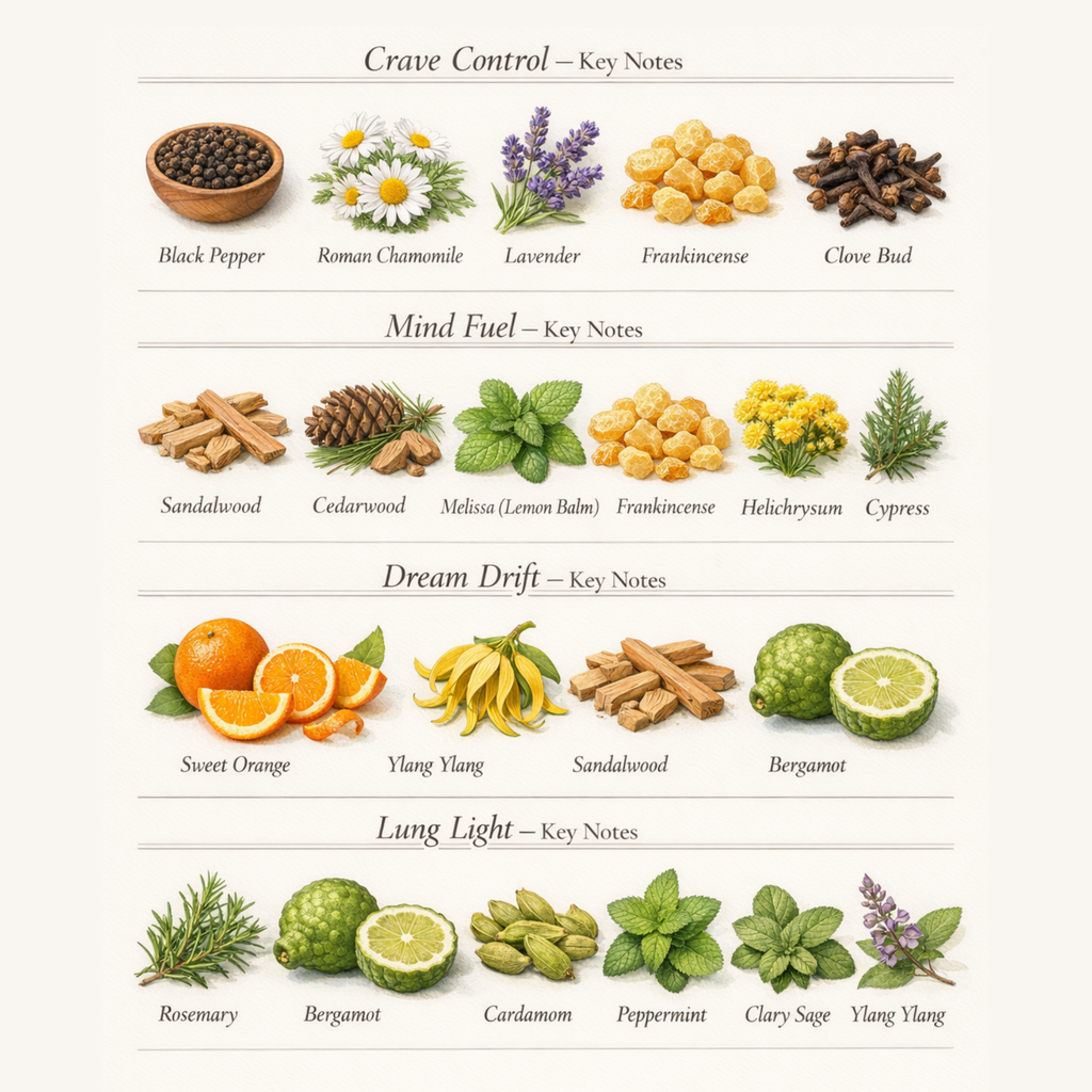 The Nasal Aromatherapy Collection (Pack of 4)